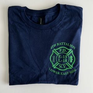 NWOT FDNY Kid’s Youth T Shirt 4th Battalion Lower East Side